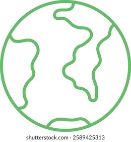 Earth vector icon. Can be used for printing, mobile and web applications.
