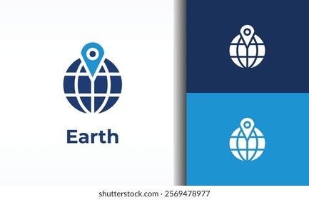 Earth vector, icon or logo sign isolated symbol illustration