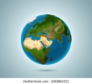 Ilustración del vector de la Tierra