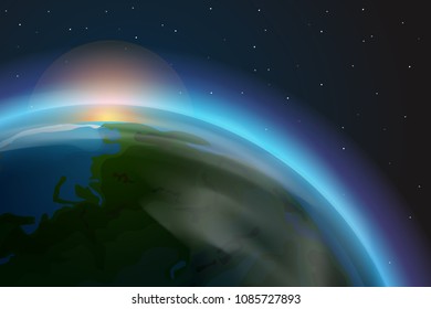The Earth vector illustration