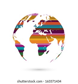 Earth, vector illustration