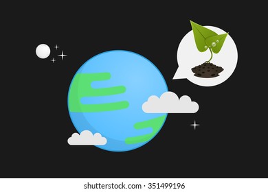 Earth vector illustration