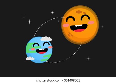 Earth vector illustration