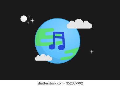 Earth vector illustration