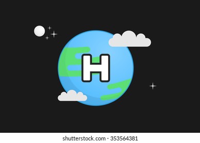 Earth vector illustration