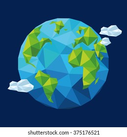 Earth vector illustration