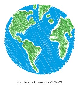 Earth vector illustration