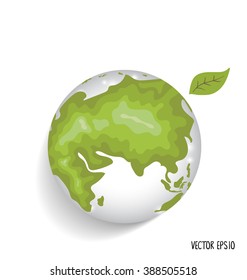 Earth. Vector illustration.