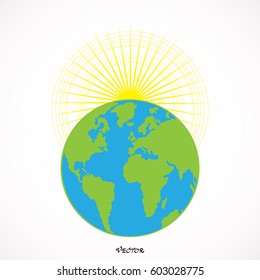 Earth vector illustration