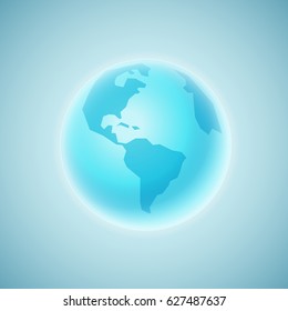 The Earth. Vector illustration