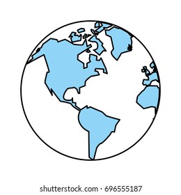 earth vector illustration