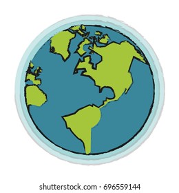 earth vector illustration