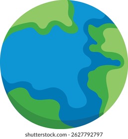 Uso de la Ilustración vectorial terrestre para el cartel escolar 