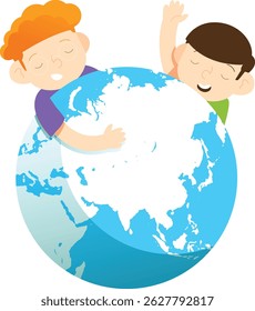 Pôster de Ilustração de Vetor da Terra para Escola 