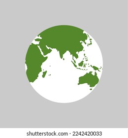 vector de tierra. adecuado para el fondo del volante.