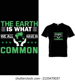 LA TIERRA ES CÓMO-vectores de texto citas y planetas dibujando con manos que ayudan. Diseño gráfico textil de carteles o camisetas. Hermosa ilustración. Protección ambiental del Día de la Tierra.