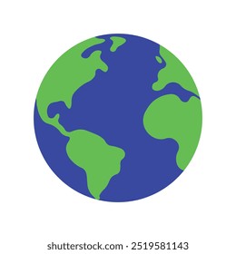 earth in white background.art and illustrator.vector art work.