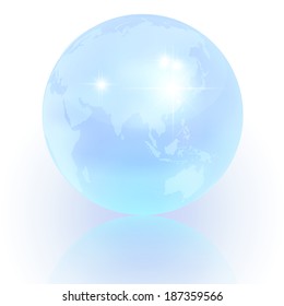 Earth world globe