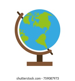 Earth world globe