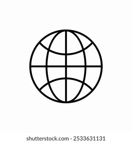 earth world icon sign vector