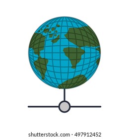 earth world map with continents