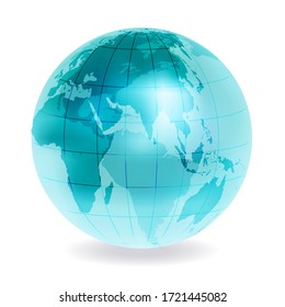 Earth World Map Sphere Icon
