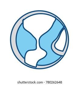Earth world symbol