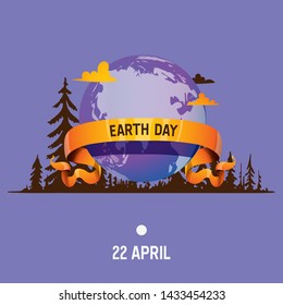   earth-day  background banner.