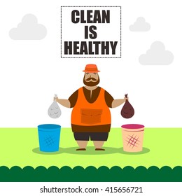 Earthday illustration template Template