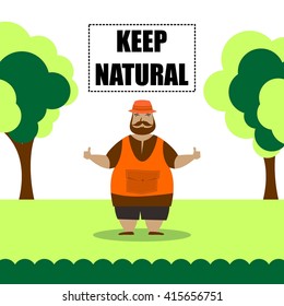 Earthday illustration template Template