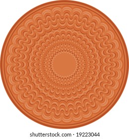 earthenware plate