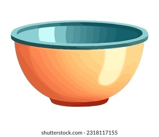 Earthenware pottery in kitchenware department icon isolated