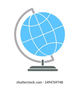 earth-globe icon. flat illustration of earth-globe - vector icon. earth-globe sign symbol