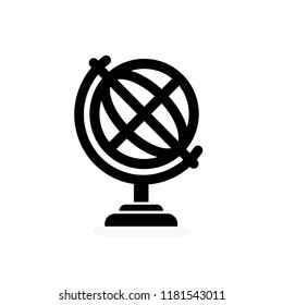 Earth-globe icon,vector illustration. Flat design style. vector earth-globe icon illustration isolated on White background, earth-globe icon Eps10. earth-globe icons graphic design vector symbols.