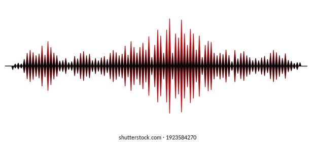 Earthquake background. seismogram for seismic measurement.