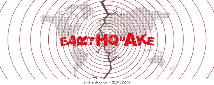 Earthquake background. seismogram for seismic measurement.