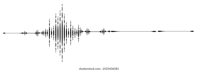 Earthquake background. seismogram for seismic measurement.