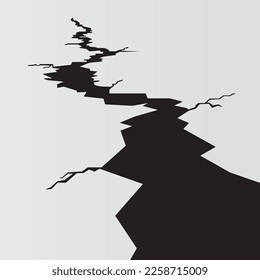 Earthquake Banner Design and Earthquake Cracks Design