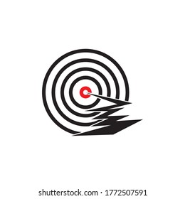 Earthquake disaster logo vector template 