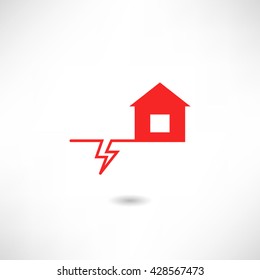 Earthquake icon