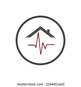 Earthquake logo vector icon design template - vector 