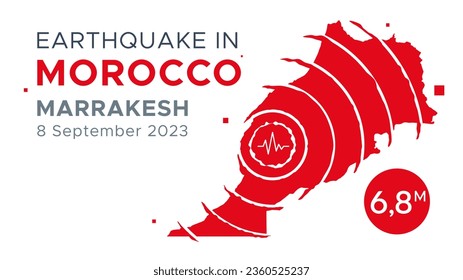 terremoto en marrakesh 2023. 8 de septiembre de 2023. Recen por Marruecos. Dolor