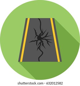 Earthquake on Road