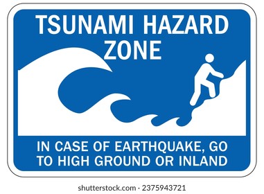 Earthquake shelter sign and labels