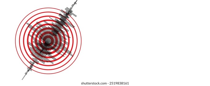 Escala sísmica de Richter del signo del terremoto	