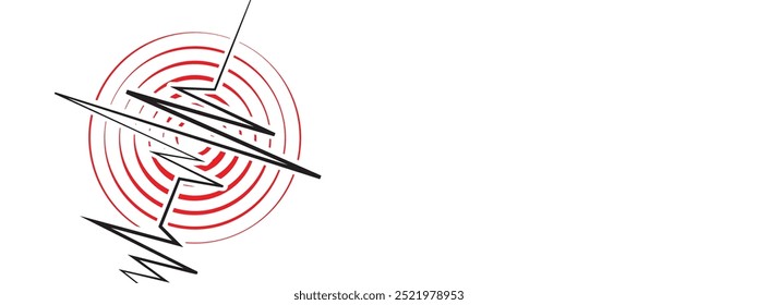 Escala sísmica de Richter del signo del terremoto	