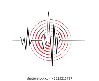 sinal de terremoto escala de richter sísmico	