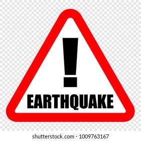 EARTHQUAKE, SIGN, VECTOR
