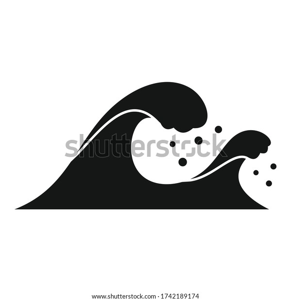 Earthquake\
tsunami icon. Simple illustration of earthquake tsunami vector icon\
for web design isolated on white\
background