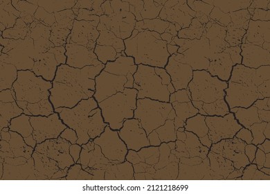 earthquake vector, damage, earthquake cracking holes, ground cracks top view, ruined land surface crushed texture. destruction, splitting of the soil, soil, earth image in earthquake.